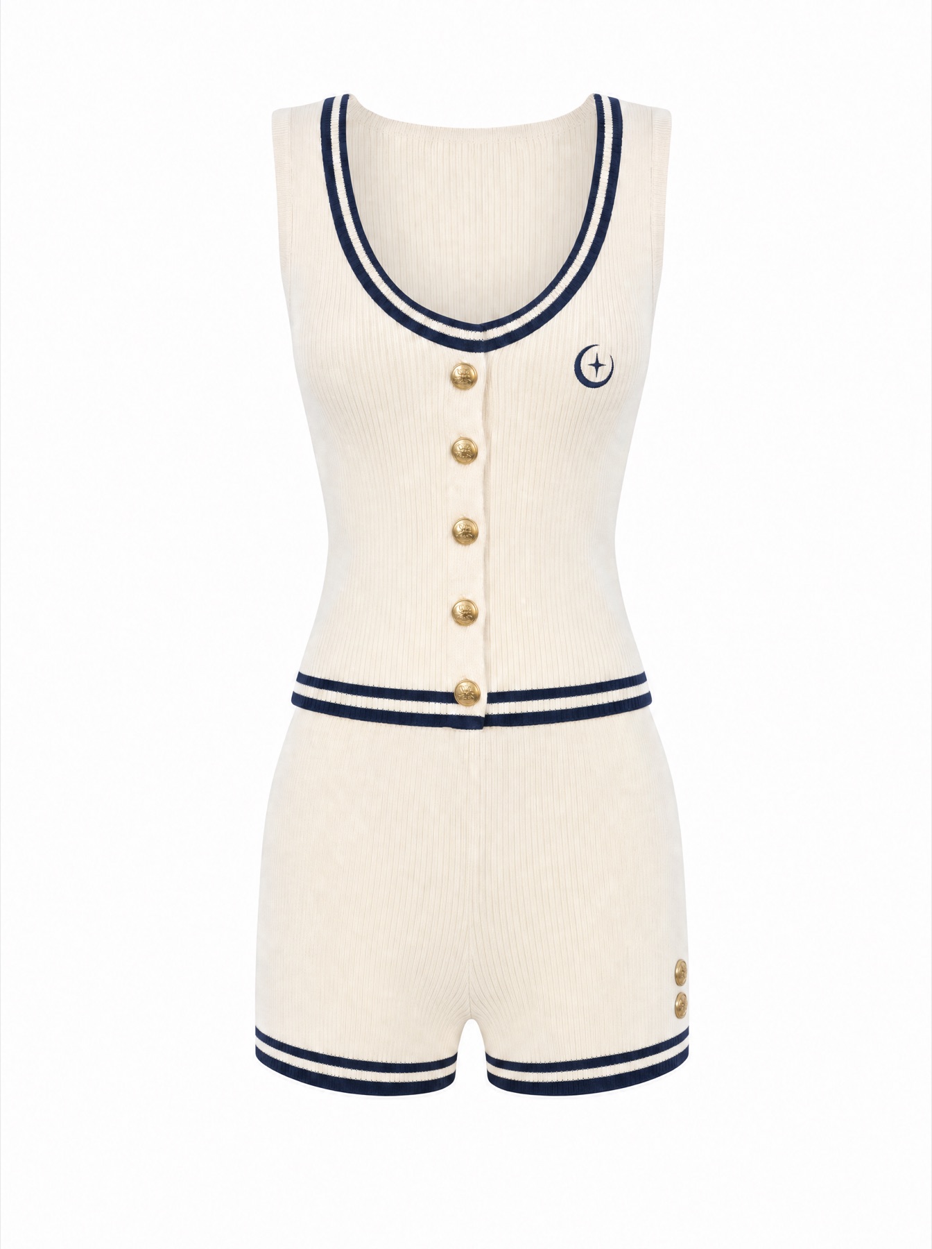 Set gile len Heritage — Viền navy